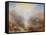 Mercury Sent to Admonish Aeneas-J. M. W. Turner-Framed Stretched Canvas