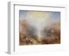 Mercury Sent to Admonish Aeneas-J. M. W. Turner-Framed Giclee Print