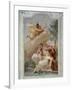 Mercury Urging Aeneas to Depart-Giambattista Tiepolo-Framed Giclee Print