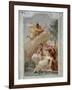 Mercury Urging Aeneas to Depart-Giambattista Tiepolo-Framed Giclee Print