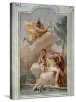 Mercury Urging Aeneas to Depart-Giambattista Tiepolo-Stretched Canvas