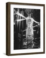 Mercury Vapor Tubes Being Made at a General Electric Plant-Andreas Feininger-Framed Photographic Print