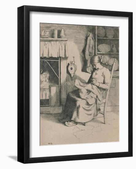 Mercy at Her Work, C1916-William Strang-Framed Giclee Print