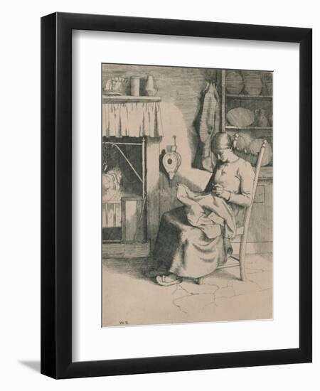 Mercy at Her Work, C1916-William Strang-Framed Giclee Print