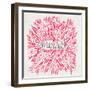 Merde – Pink-Cat Coquillette-Framed Giclee Print