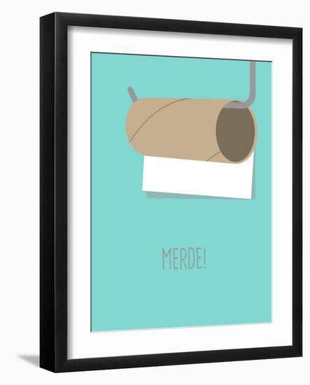 Merde !-null-Framed Art Print