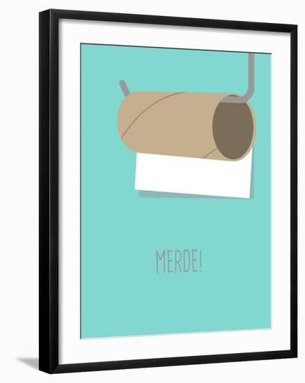 Merde !-null-Framed Art Print