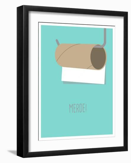 Merde !-null-Framed Art Print