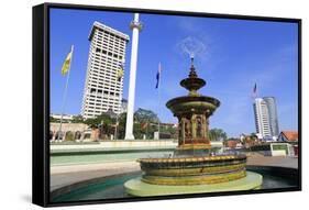 Merdeka Square Fountain, Kuala Lumpur, Malaysia, Southeast Asia, Asia-Richard Cummins-Framed Stretched Canvas