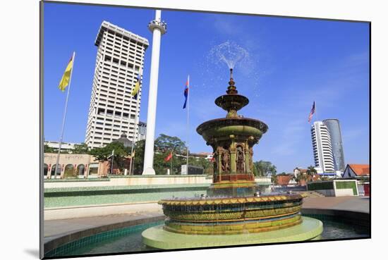 Merdeka Square Fountain, Kuala Lumpur, Malaysia, Southeast Asia, Asia-Richard Cummins-Mounted Photographic Print