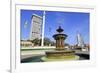 Merdeka Square Fountain, Kuala Lumpur, Malaysia, Southeast Asia, Asia-Richard Cummins-Framed Photographic Print