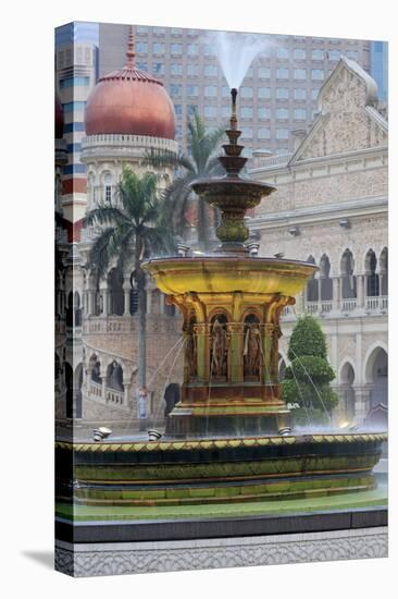 Merdeka Square Fountain, Kuala Lumpur, Malaysia, Southeast Asia, Asia-Richard Cummins-Stretched Canvas