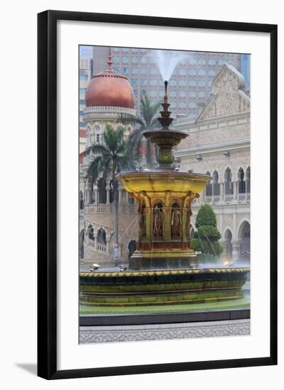 Merdeka Square Fountain, Kuala Lumpur, Malaysia, Southeast Asia, Asia-Richard Cummins-Framed Photographic Print