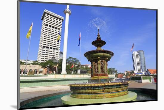 Merdeka Square Fountain, Kuala Lumpur, Malaysia, Southeast Asia, Asia-Richard Cummins-Mounted Photographic Print