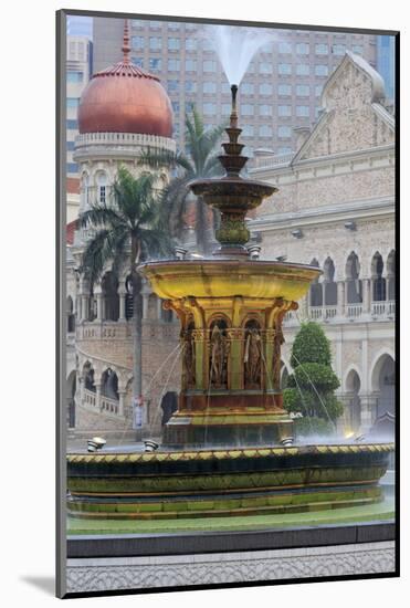 Merdeka Square Fountain, Kuala Lumpur, Malaysia, Southeast Asia, Asia-Richard Cummins-Mounted Photographic Print