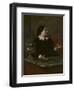 Mère Grégoire, 1855 and 1857-59-Gustave Courbet-Framed Premium Giclee Print