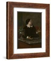 Mère Grégoire, 1855 and 1857-59-Gustave Courbet-Framed Giclee Print