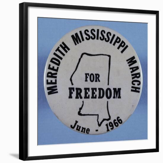 Meredith Mississippi March Button-David J. Frent-Framed Photographic Print