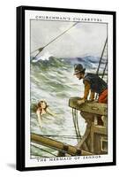 Merfolk and Submarines-G Girardot-Framed Stretched Canvas