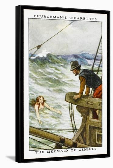 Merfolk and Submarines-G Girardot-Framed Stretched Canvas