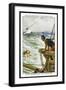 Merfolk and Submarines-G Girardot-Framed Art Print