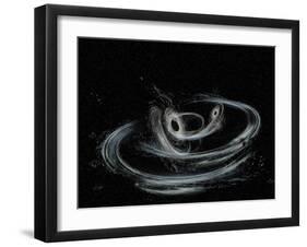 Merging Black Holes-null-Framed Photographic Print