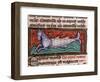 Merhorse, from 13th century Manuscript De Natura Rerum (Things of Nature) by Saint Albertus Magnus-null-Framed Giclee Print