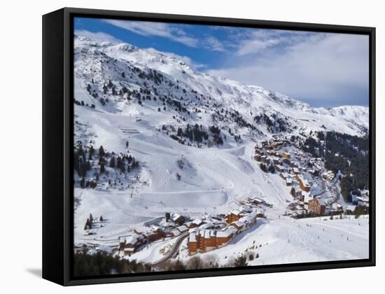 Meribel-Mottaret, 1750M, Ski Area, Meribel, Three Valleys, Savoie, French Alps-Gavin Hellier-Framed Stretched Canvas