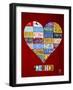 'Merica-Design Turnpike-Framed Giclee Print