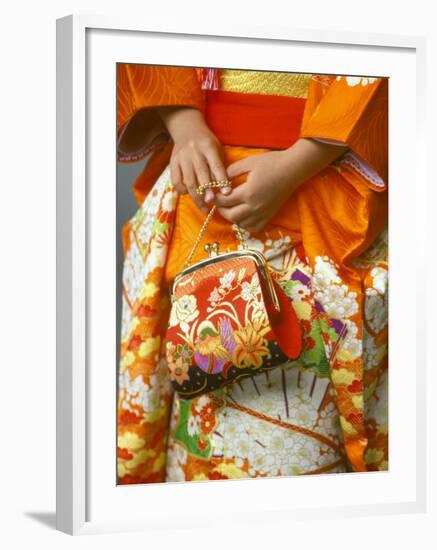 Meriji Shrin, Shichigosan Festival, Harajuku, Tokyo, Japan-Rob Tilley-Framed Photographic Print