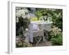 Meringues and Woodruff Punch on Romantic Garden Table-Friedrich Strauss-Framed Photographic Print