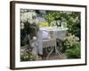 Meringues and Woodruff Punch on Romantic Garden Table-Friedrich Strauss-Framed Photographic Print