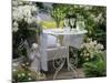 Meringues and Woodruff Punch on Romantic Garden Table-Friedrich Strauss-Mounted Photographic Print