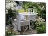 Meringues and Woodruff Punch on Romantic Garden Table-Friedrich Strauss-Mounted Photographic Print