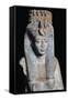 Merit-Amun, Ramses Ii's Daughter, Painted Limestone Statue, from Ramesseum at Thebes,-null-Framed Stretched Canvas