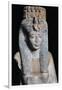 Merit-Amun, Ramses Ii's Daughter, Painted Limestone Statue, from Ramesseum at Thebes,-null-Framed Giclee Print