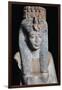 Merit-Amun, Ramses Ii's Daughter, Painted Limestone Statue, from Ramesseum at Thebes,-null-Framed Giclee Print