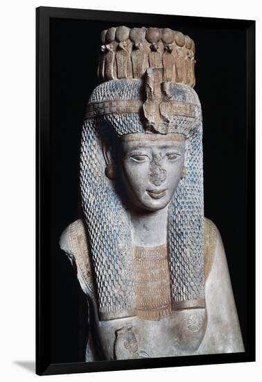 Merit-Amun, Ramses Ii's Daughter, Painted Limestone Statue, from Ramesseum at Thebes,-null-Framed Giclee Print