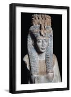 Merit-Amun, Ramses Ii's Daughter, Painted Limestone Statue, from Ramesseum at Thebes,-null-Framed Giclee Print