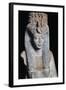 Merit-Amun, Ramses Ii's Daughter, Painted Limestone Statue, from Ramesseum at Thebes,-null-Framed Giclee Print