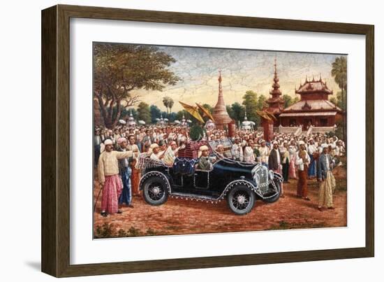 Merit-Making Ceremony, 1930s-null-Framed Giclee Print