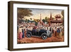 Merit-Making Ceremony, 1930s-null-Framed Giclee Print