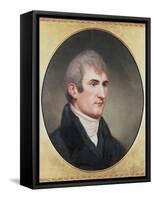 Meriwether Lewis 1774-1809 . Portrait by Charles Wilson Peale-null-Framed Stretched Canvas