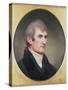 Meriwether Lewis 1774-1809 . Portrait by Charles Wilson Peale-null-Stretched Canvas