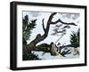 Meriwether Lewis and William Clark Expedition Losing Notes and Specimens in a Canoe Accident-null-Framed Giclee Print