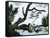 Meriwether Lewis and William Clark Expedition Losing Notes and Specimens in a Canoe Accident-null-Framed Stretched Canvas