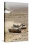 Merkava Iii Main Battle Tanks in the Negev Desert, Israel-Stocktrek Images-Stretched Canvas