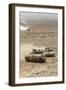 Merkava Iii Main Battle Tanks in the Negev Desert, Israel-Stocktrek Images-Framed Photographic Print