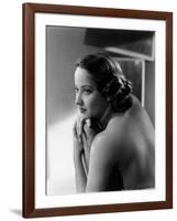 Merle Oberon, c.1936-null-Framed Photo