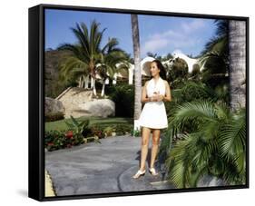 Merle Oberon-null-Framed Stretched Canvas